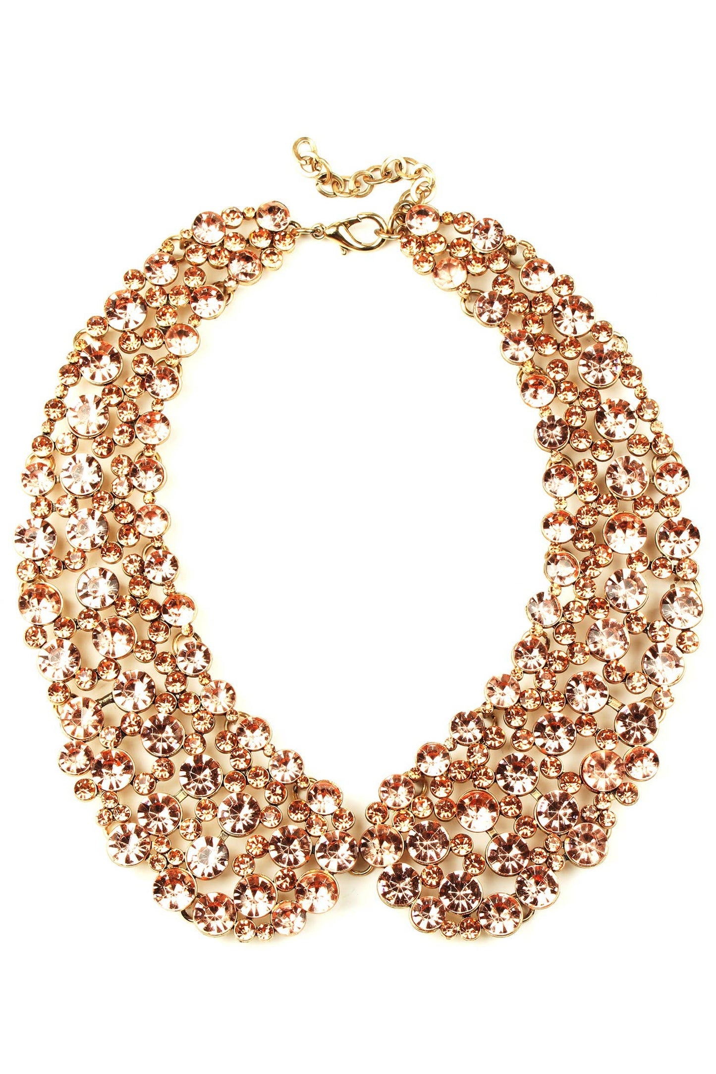 Diana Champagne Collar Necklace - Born To Glam Born To Glam