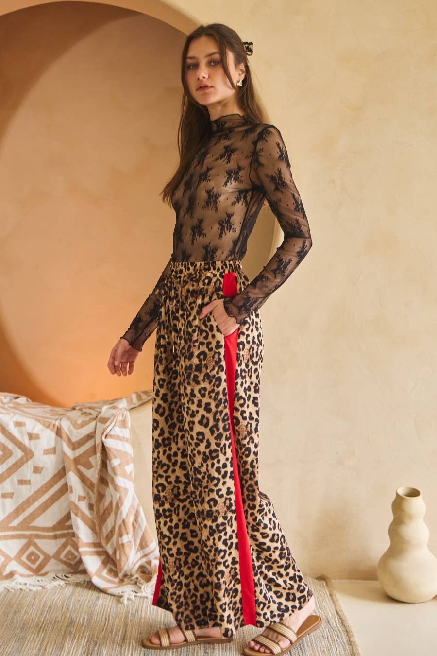 Leopard Printed Pants - Born To Glam Born To Glam