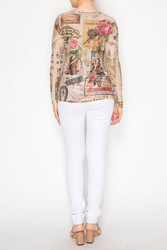 ROSE WEST Mesh Top - Born To Glam Born To Glam