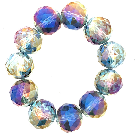 Crystal Sphere Stretch Bracelet - Born To Glam Born To Glam