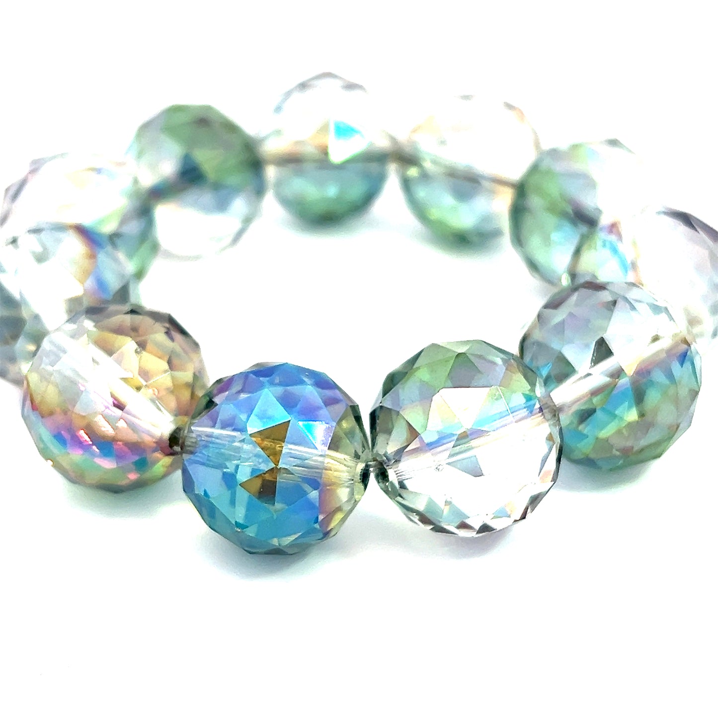 Crystal Sphere Stretch Bracelet - Born To Glam Born To Glam