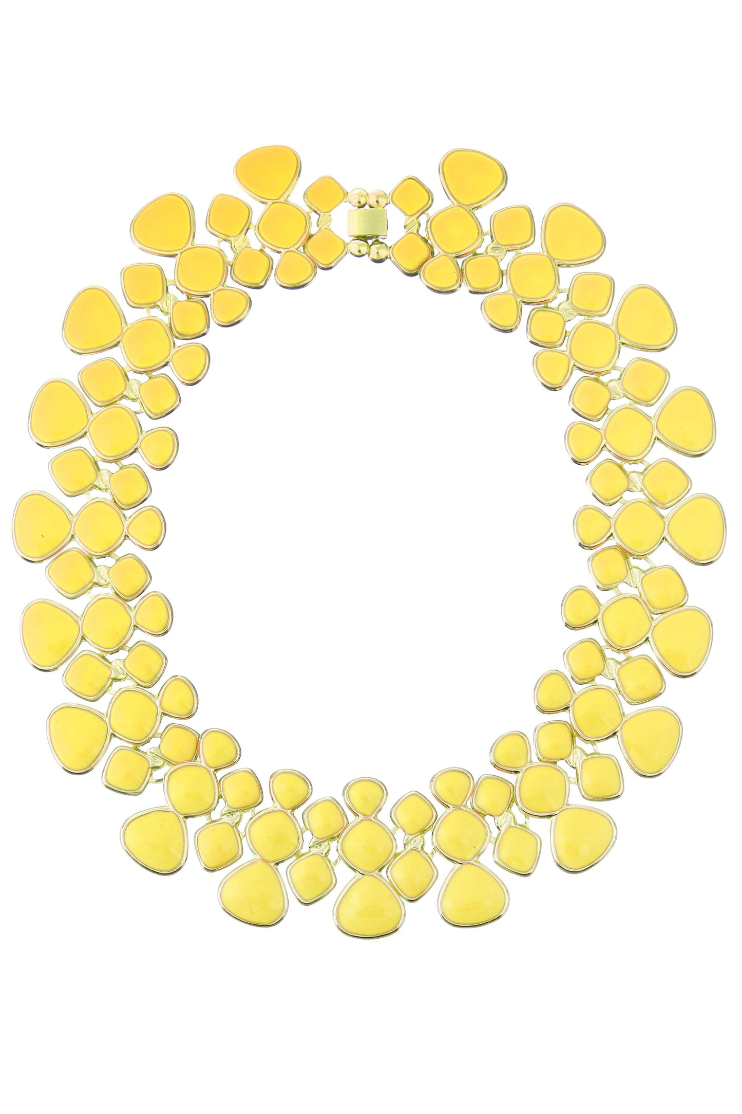 Adel Yellow Collar Necklace - Born To Glam Born To Glam