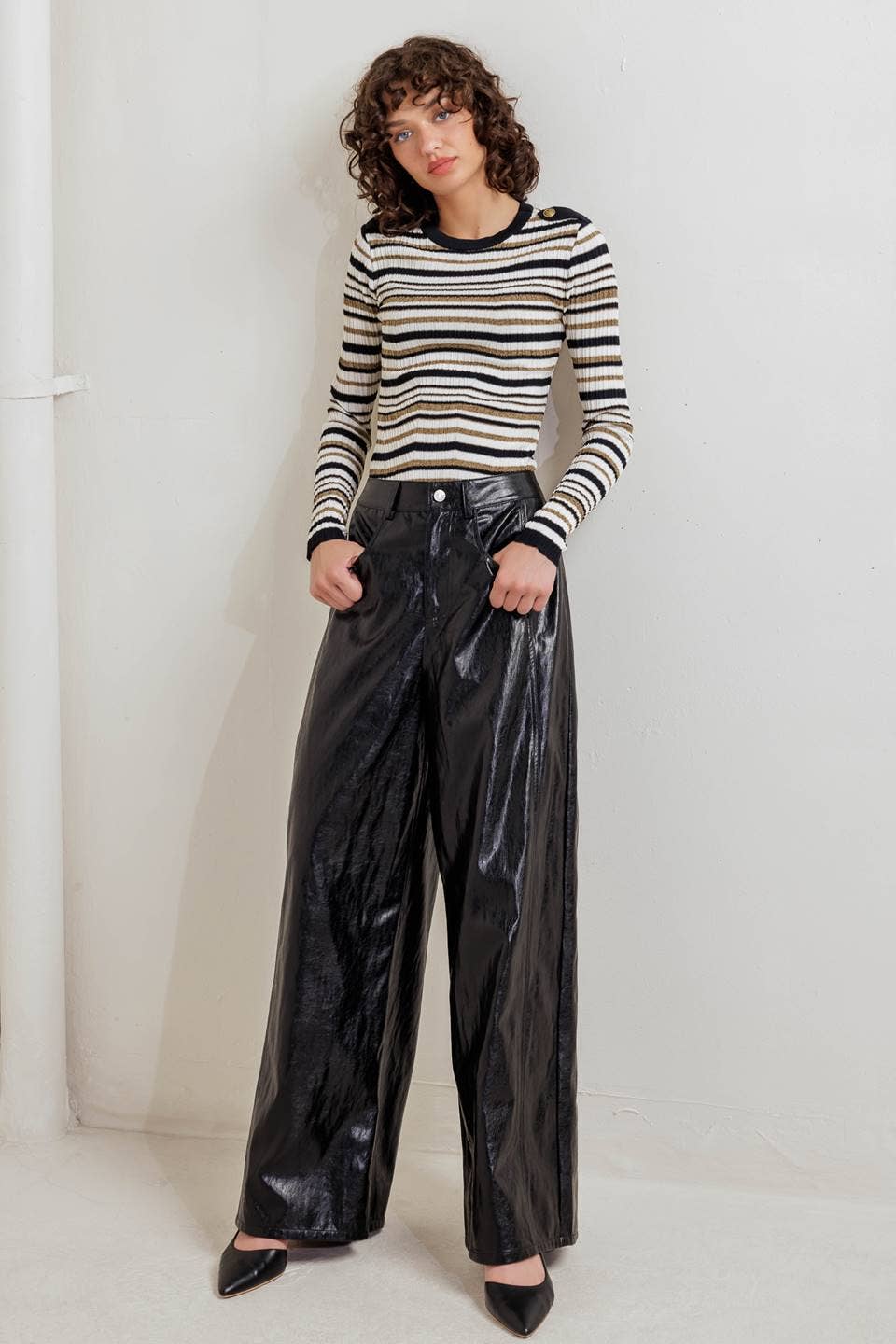A Faux Leather Pant - Born To Glam Born To Glam