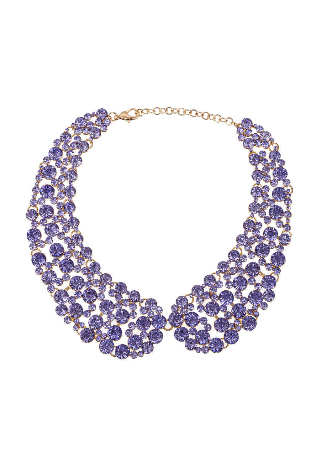 Diana Purple Collar Necklace - Born To Glam Born To Glam