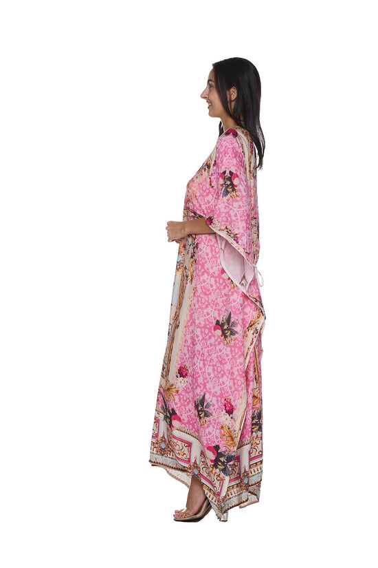 Pink Beach Kaftan - Born To Glam Born To Glam