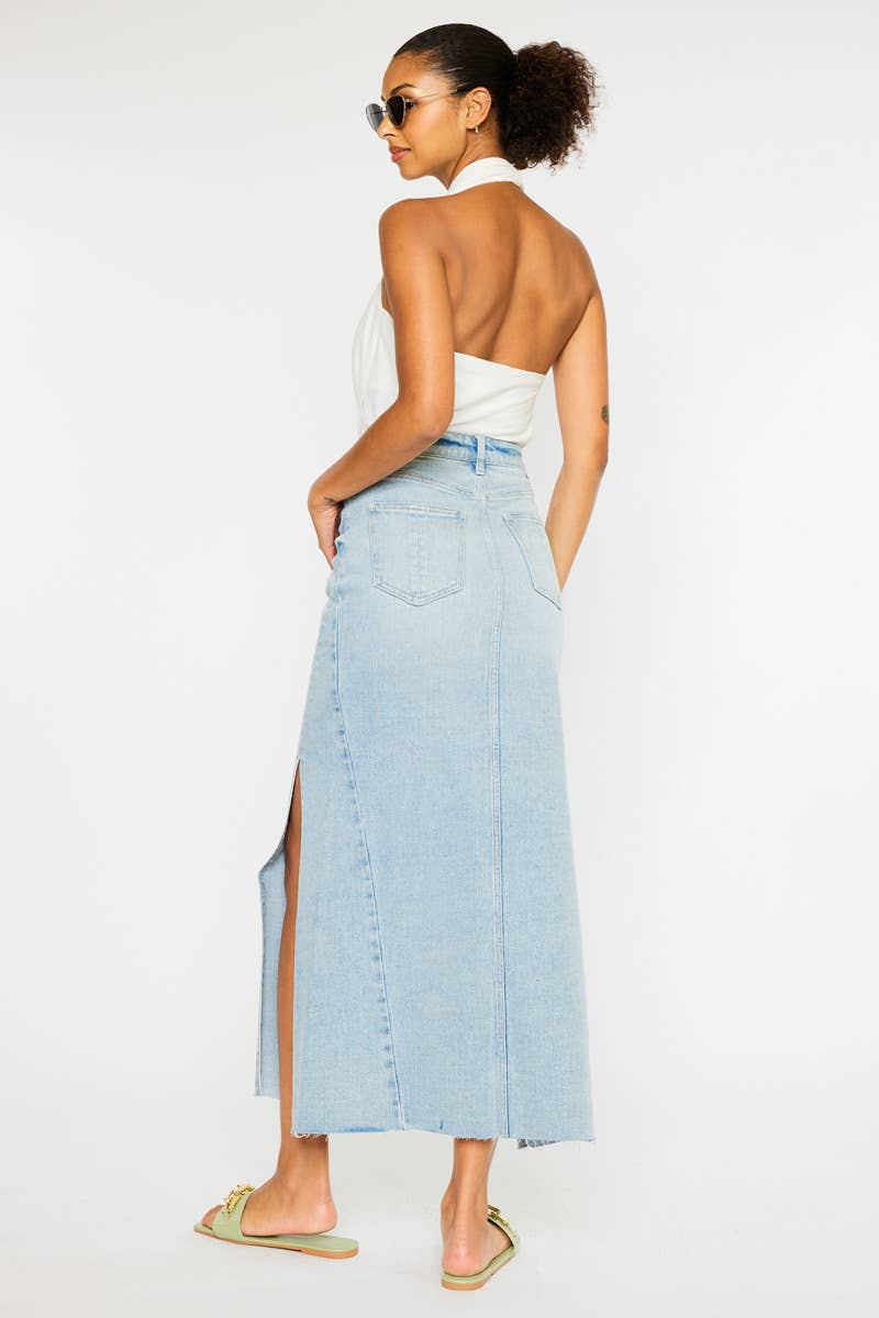 Side Panel Maxi Skirt - Born To Glam Born To Glam