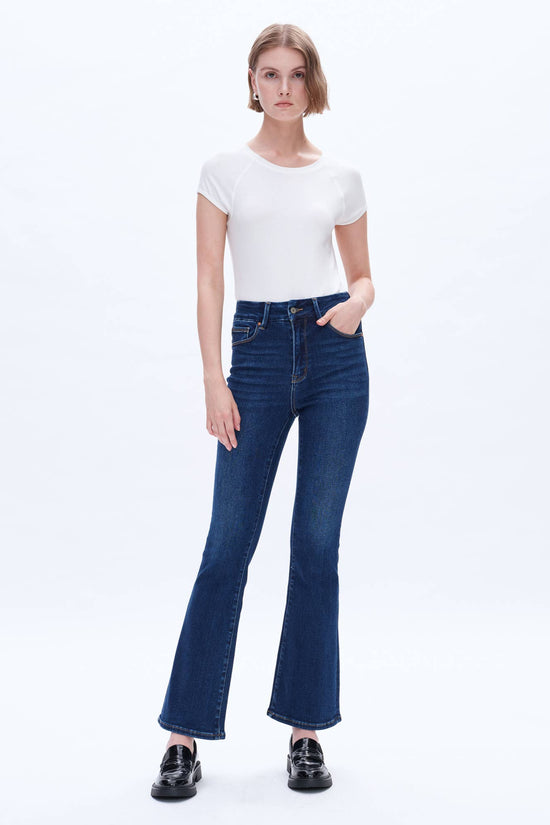 HIGH RISE BOOTCUT JEANS - Born To Glam Born To Glam