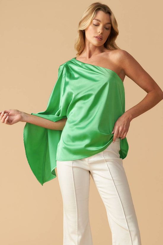 Lime Scarf Top - Born To Glam Born To Glam