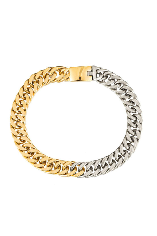 Luxe Nina 18K Gold Plated Titanium Necklace - Born To Glam Born To Glam