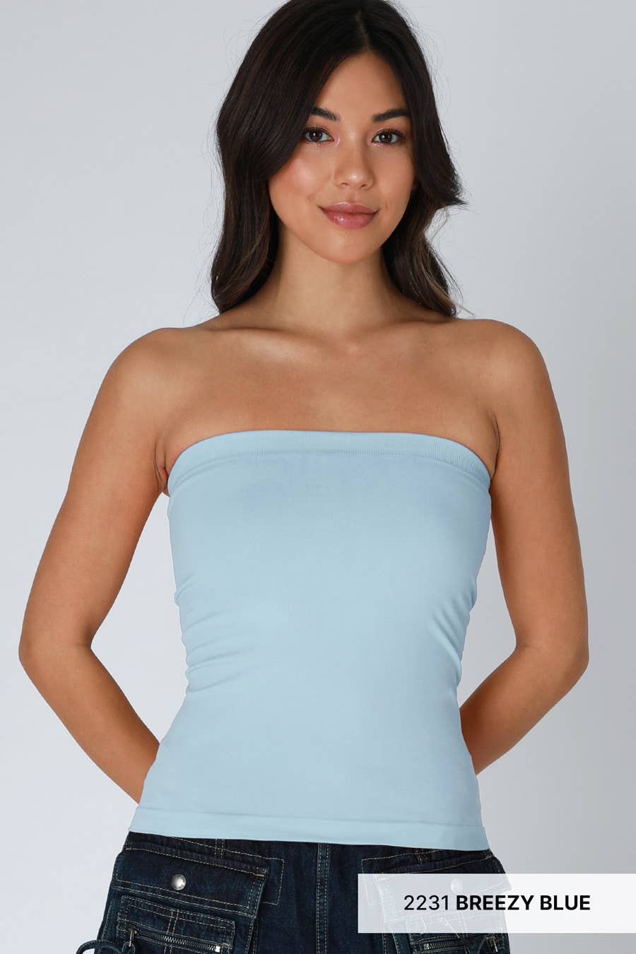 Niki Biki Two Layer Tube Top - Born To Glam Born To Glam