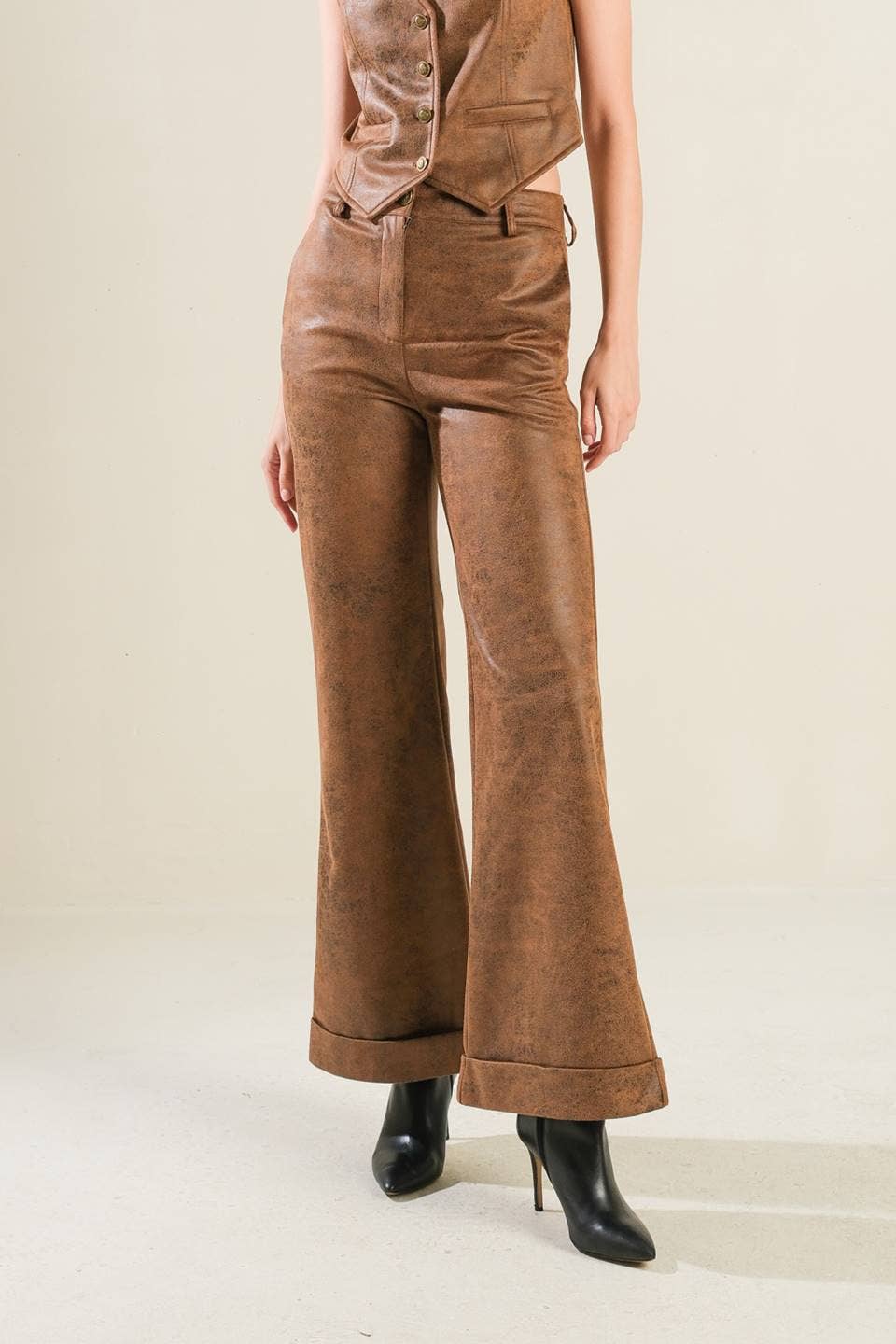 Faux Leather Pant - Born To Glam Born To Glam