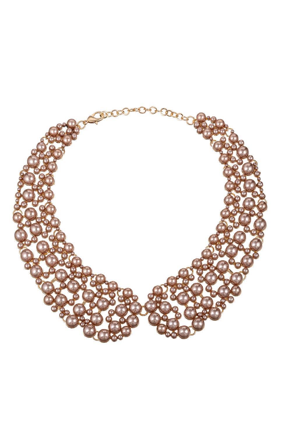Pearl Diana Collar Necklace - Born To Glam Born To Glam