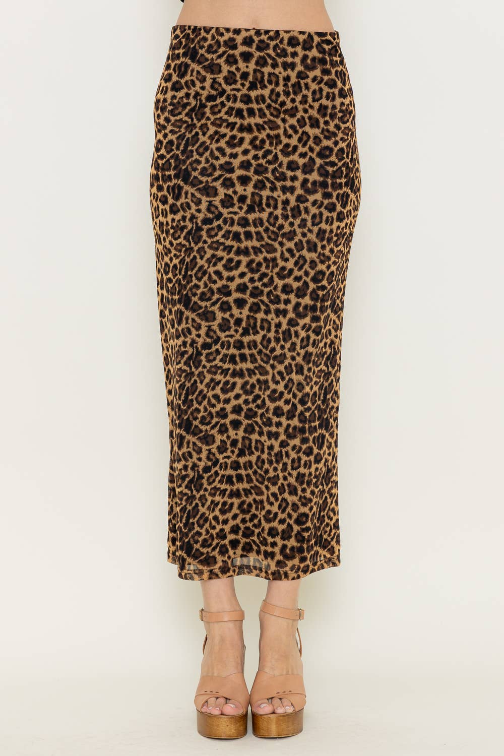 Retro Vintage Cheetah Print Skirt - Born To Glam Born To Glam