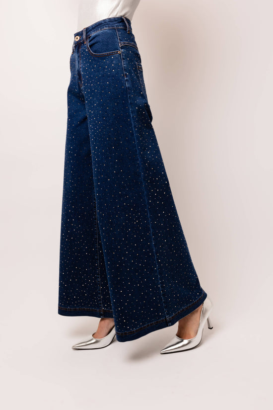 Demi Diamante Flare Jeans - Born To Glam Born To Glam