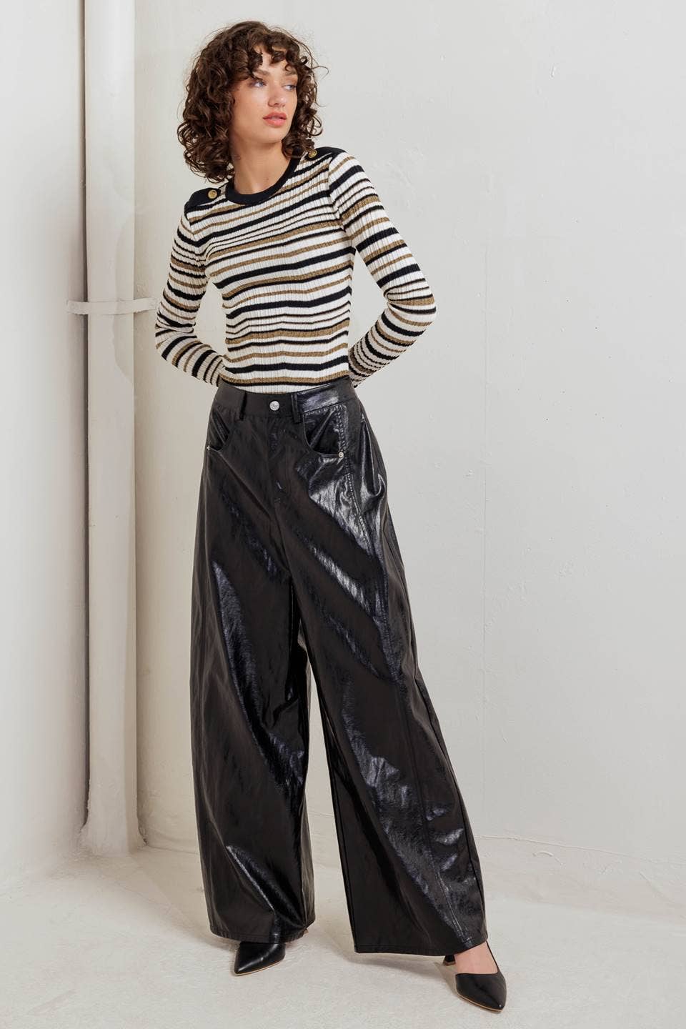 A Faux Leather Pant - Born To Glam Born To Glam