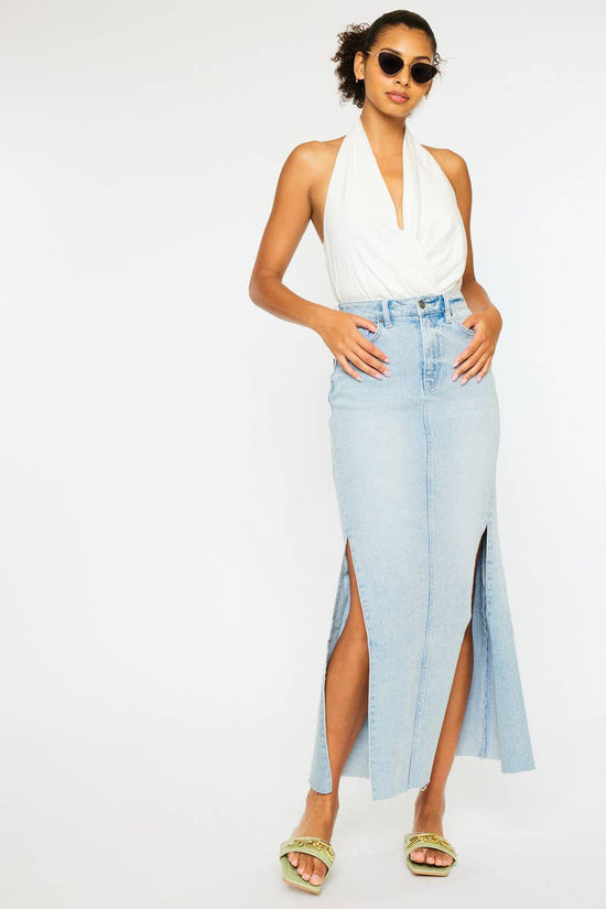 Side Panel Maxi Skirt - Born To Glam Born To Glam