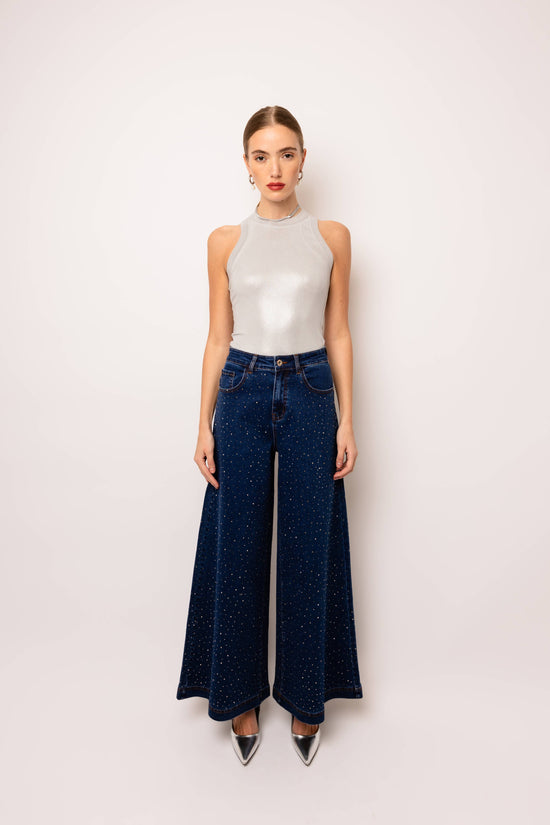 Demi Diamante Flare Jeans - Born To Glam Born To Glam