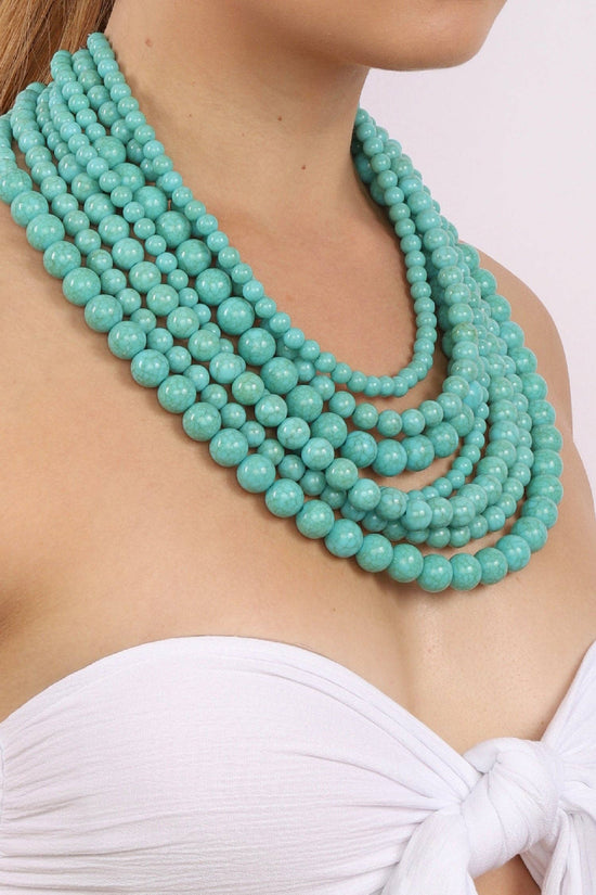 Turquoise Rowena Necklace - Born To Glam Born To Glam
