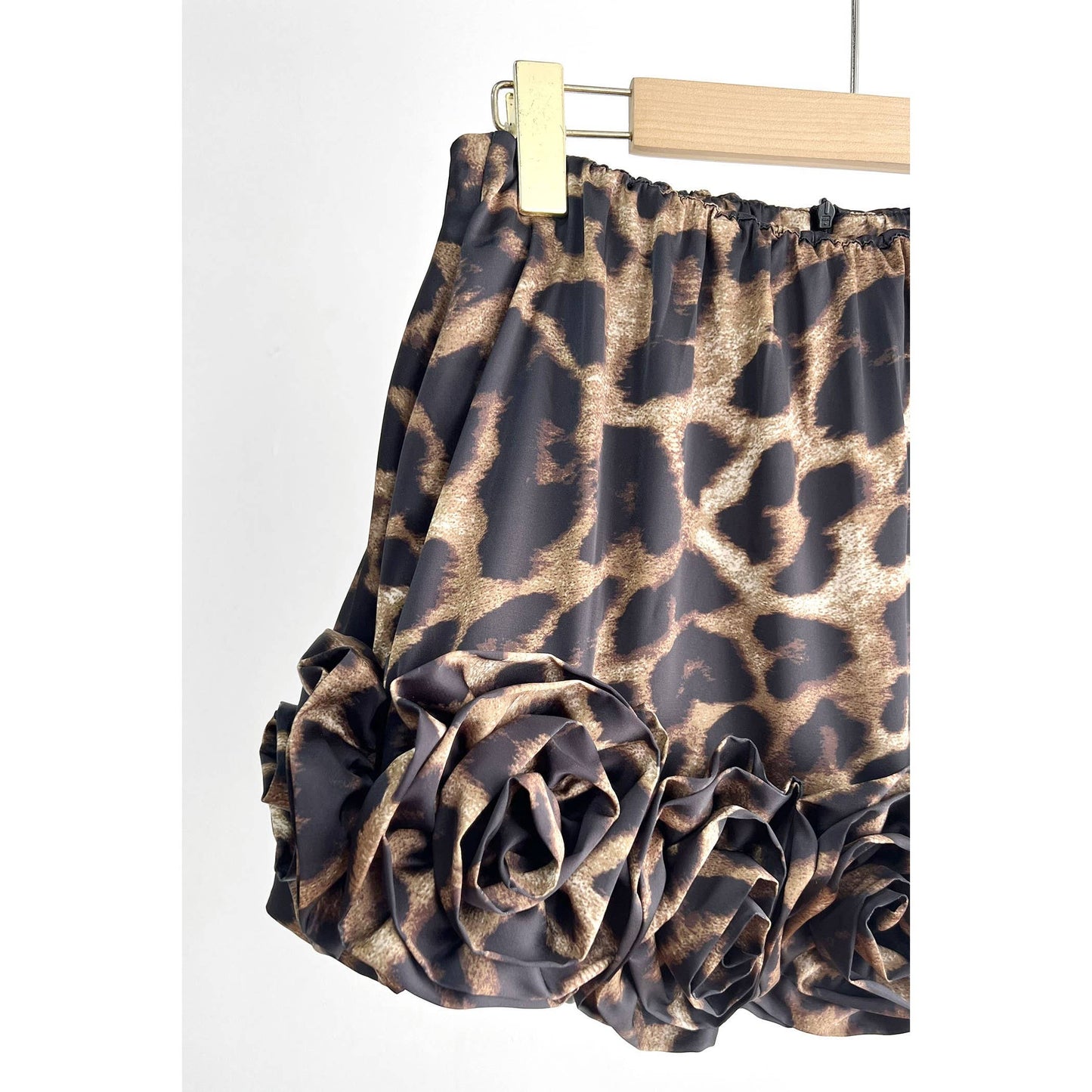 Leopard Blossom Mini Shorts - Born To Glam Born To Glam