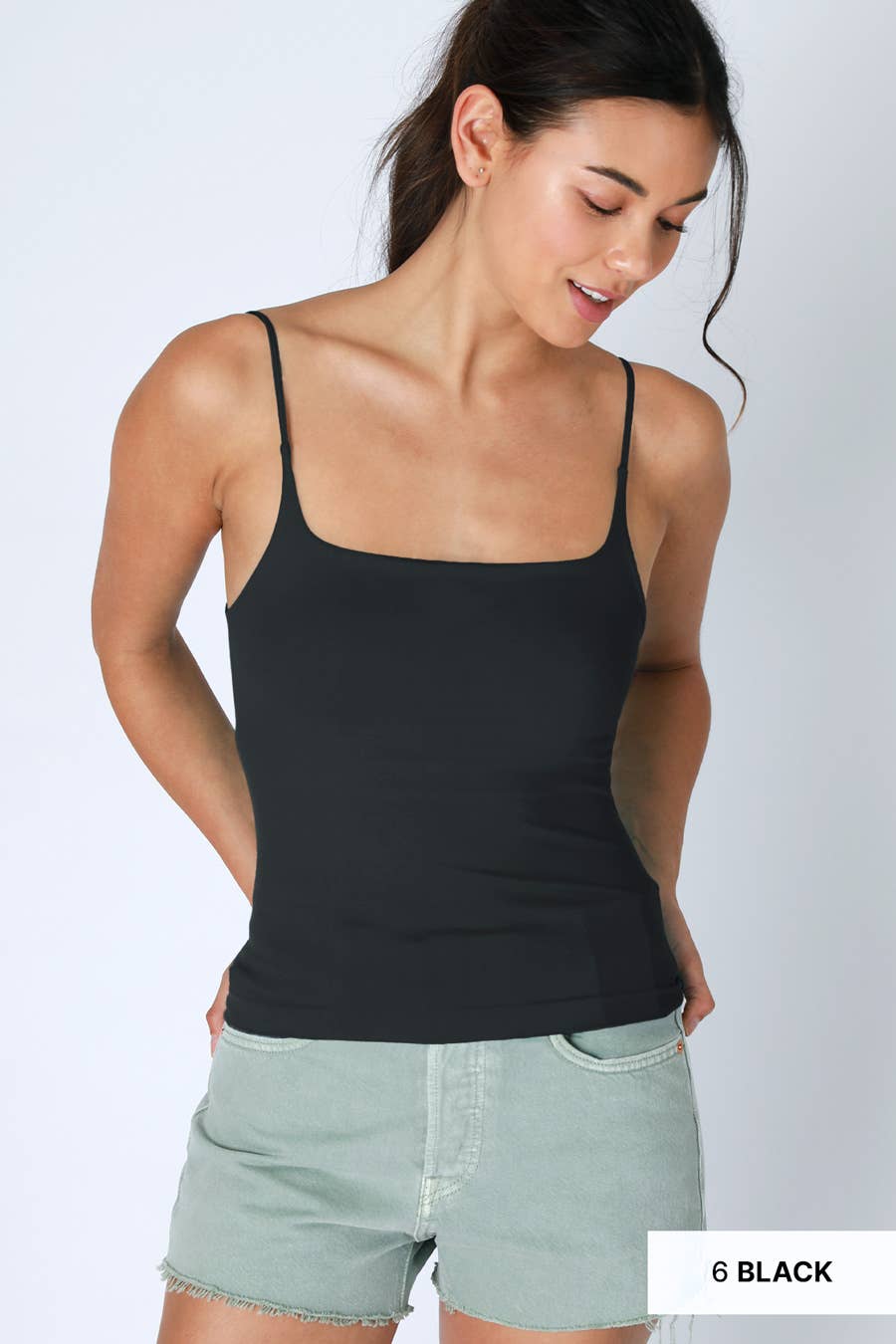 Clean Line Square Cami - Born To Glam Born To Glam