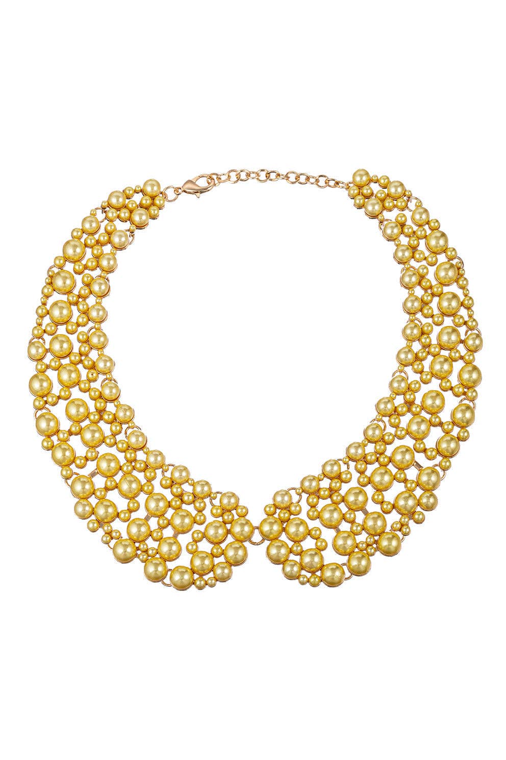 Pearl Diana Collar Necklace - Born To Glam Born To Glam