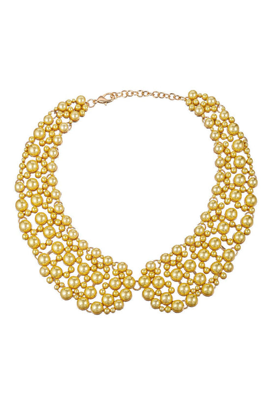 Pearl Diana Collar Necklace - Born To Glam Born To Glam