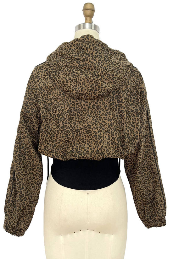 Leopard Print Hoodie - Born To Glam Born To Glam