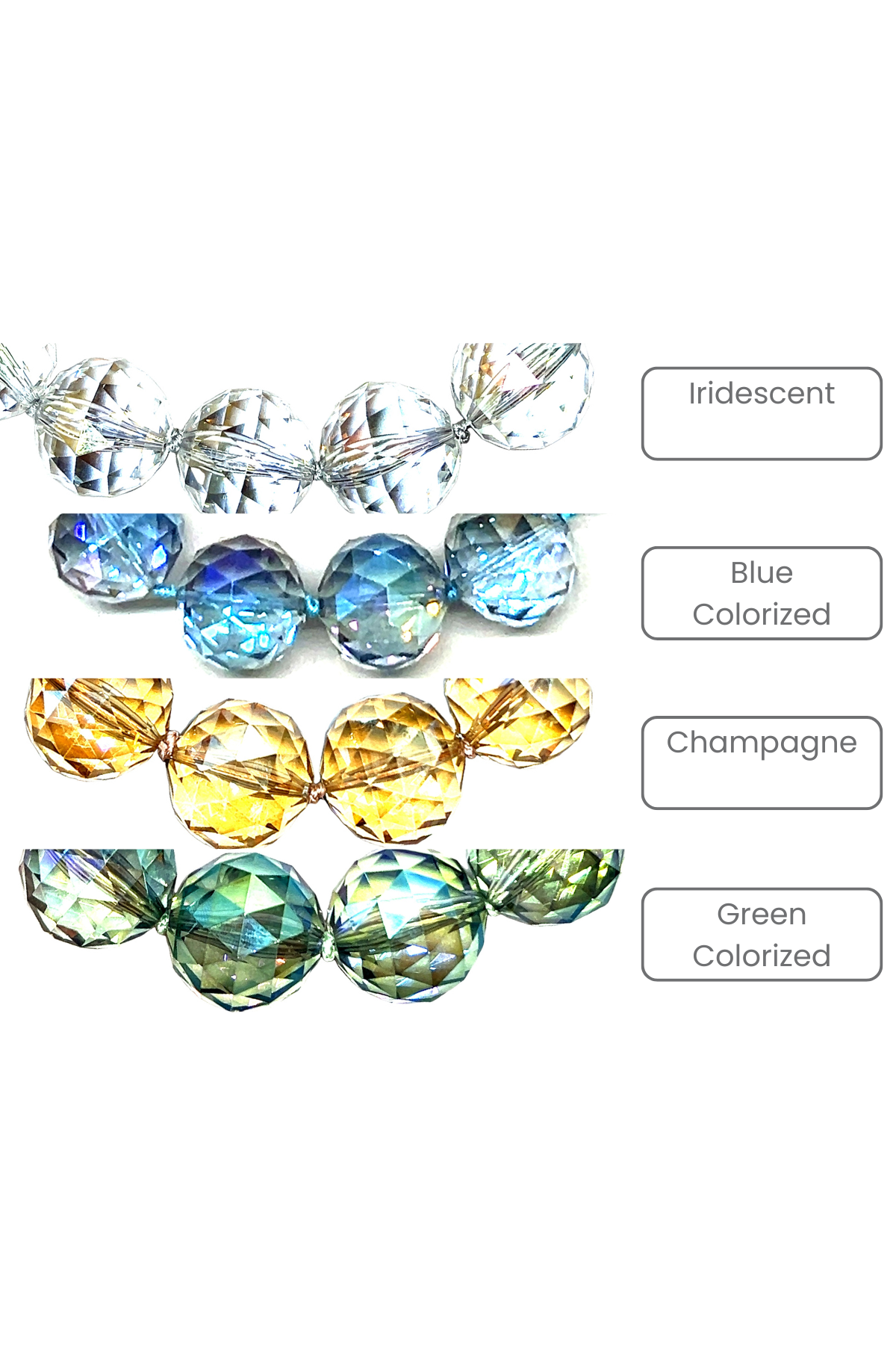 24mm Crystal Sphere Short Necklace - Born To Glam Born To Glam