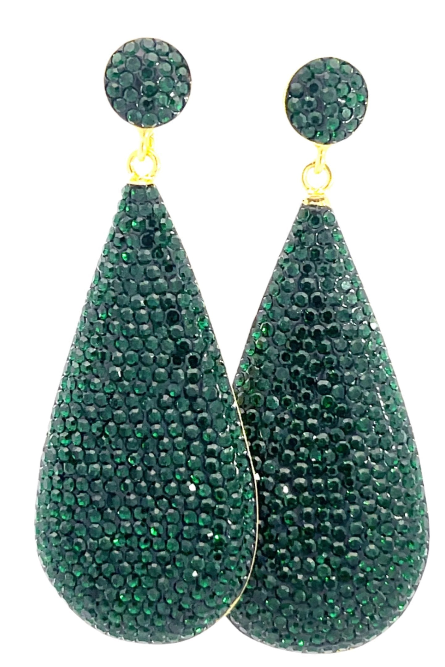 Teardrop 925 Sterling Silver Drop Earrings - Born To Glam Born To Glam