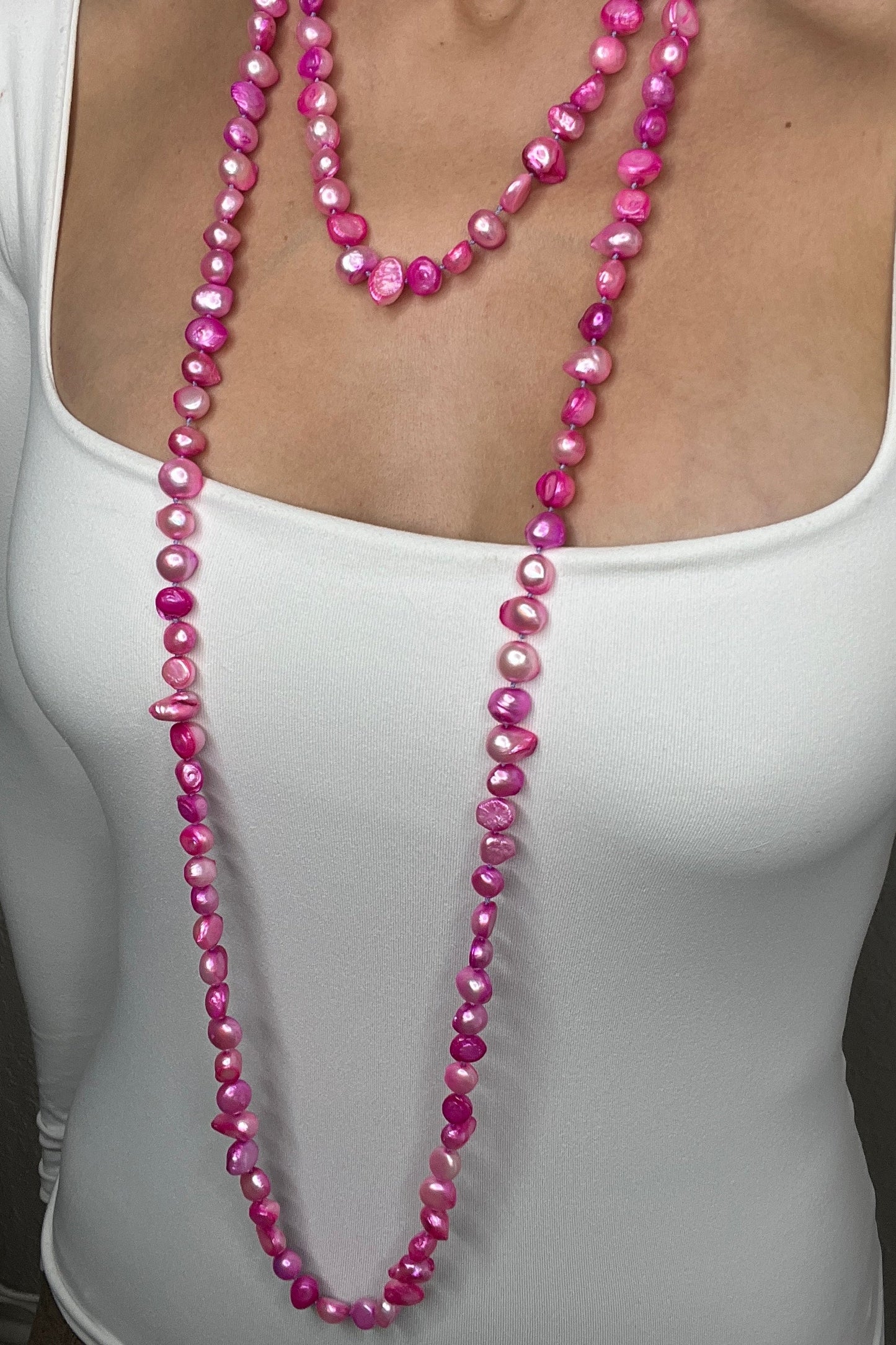 Cultured Pearl Short Necklace - Born To Glam Born To Glam