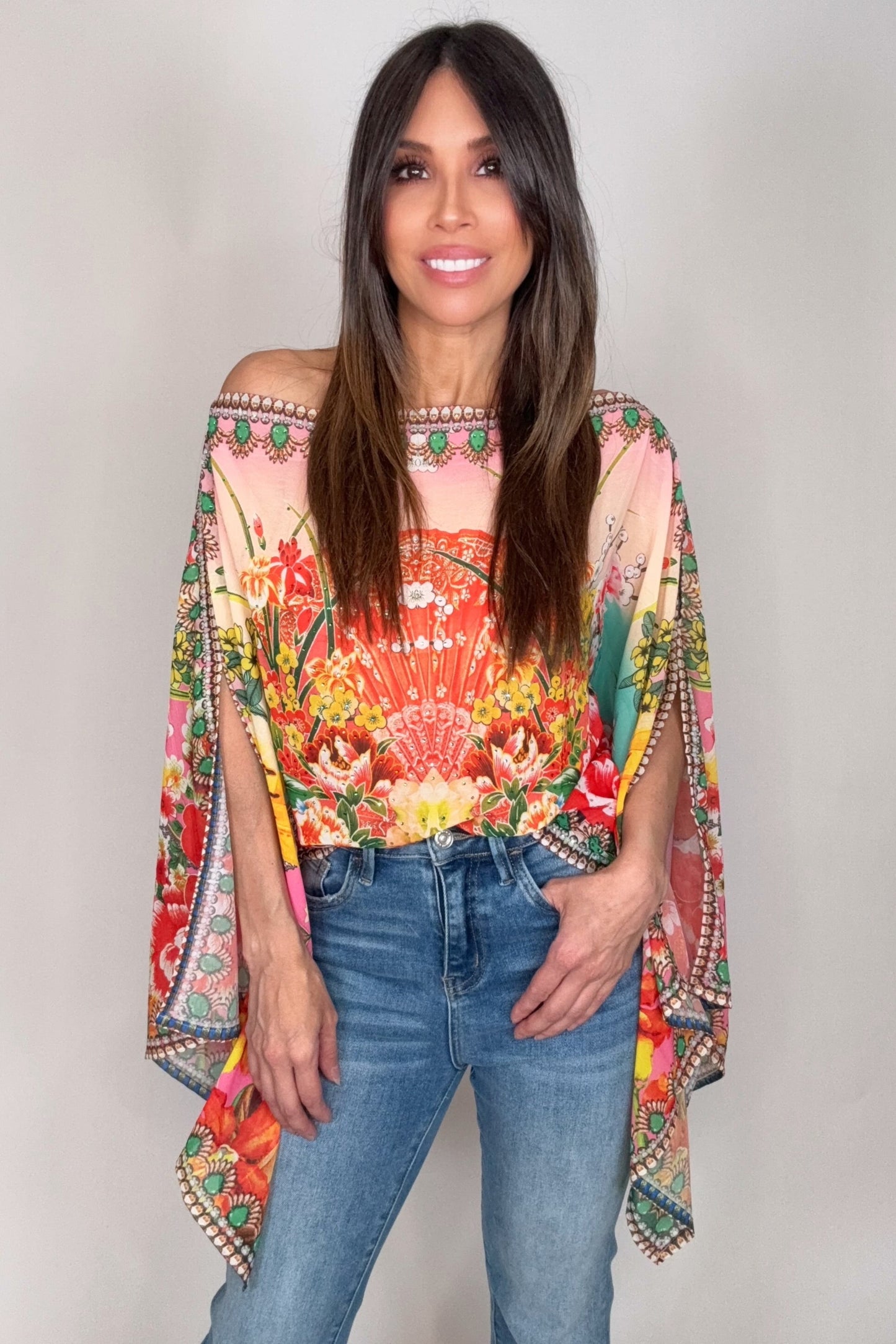 Pink Scarf Top - Born To Glam Born To Glam