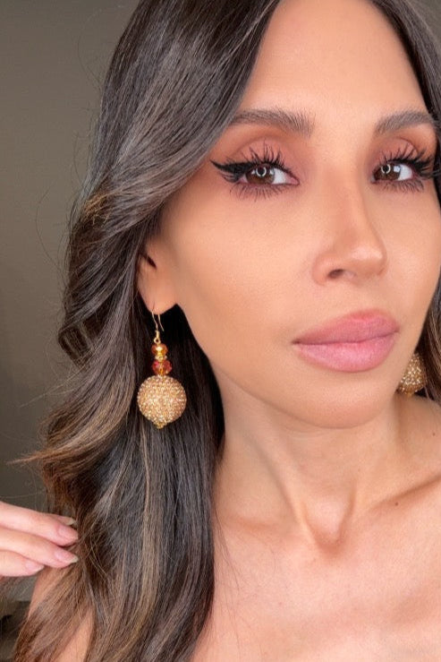 Gumball Short Statement Earring - Born To Glam Born To Glam