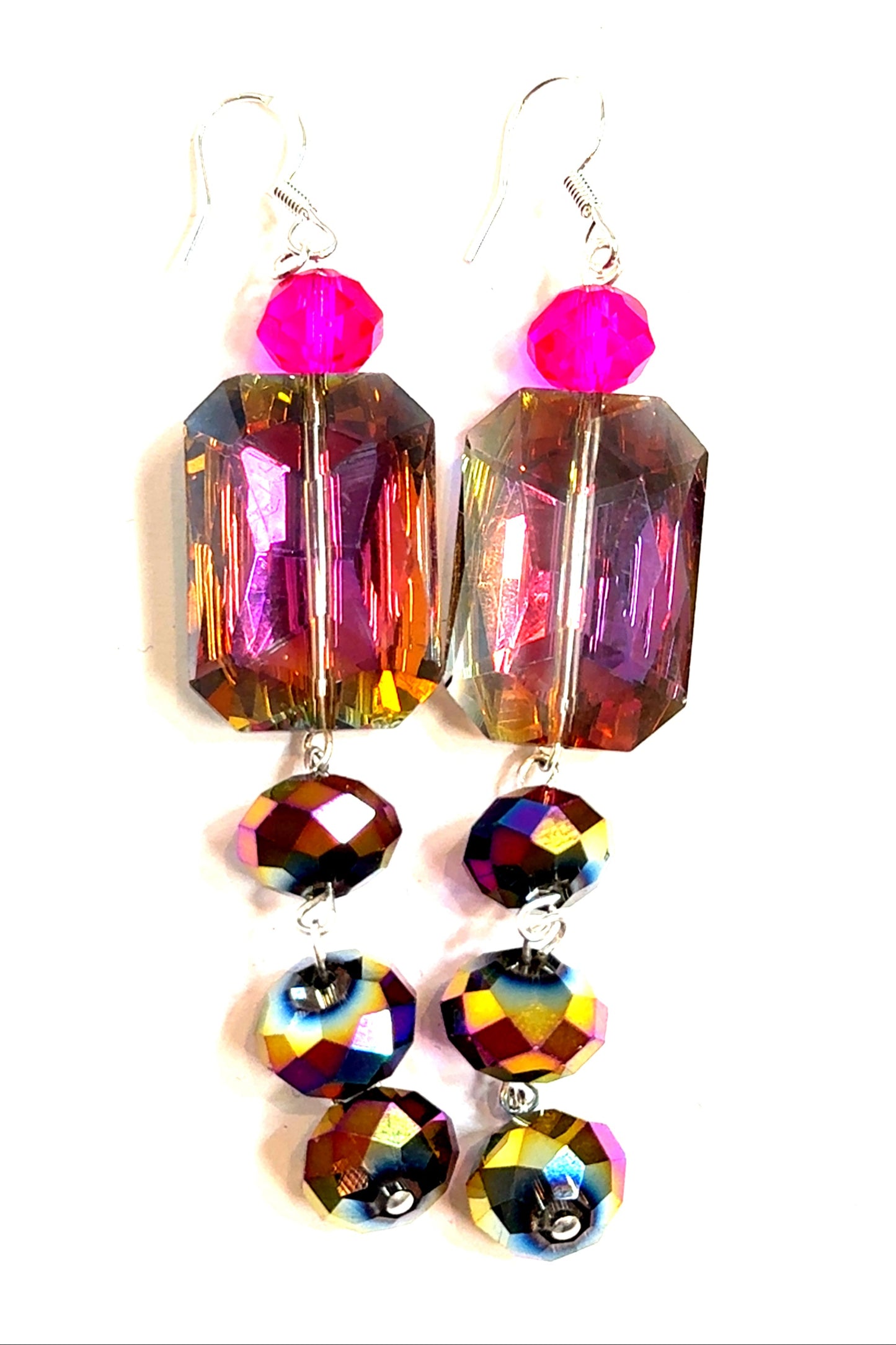 Glam Me Up Crystal Dangle Earring - Born To Glam Born To Glam