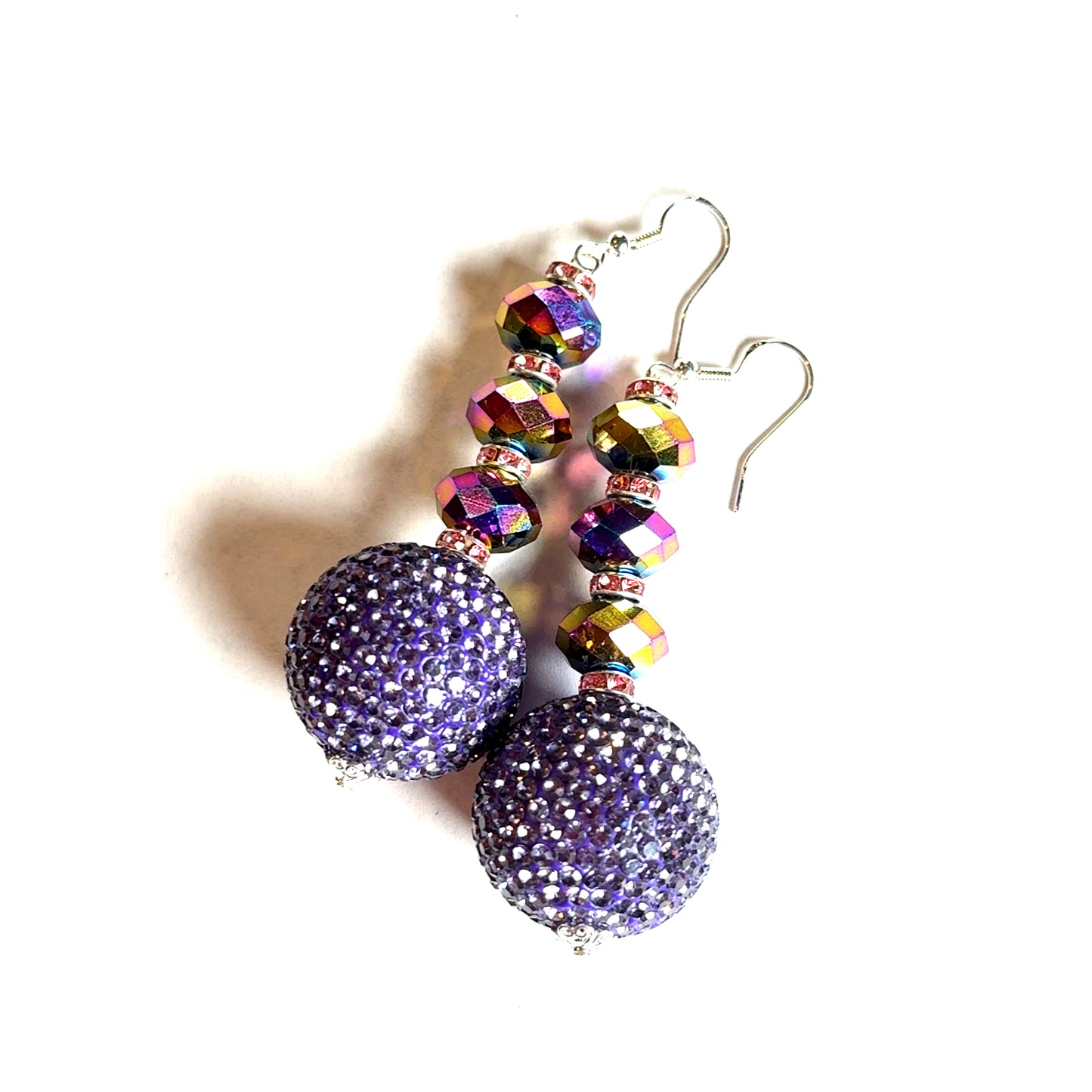 Purple Gumball Statement Earring - Born To Glam Born To Glam