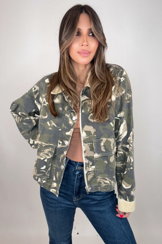 Military Barn Jacket Born To Glam