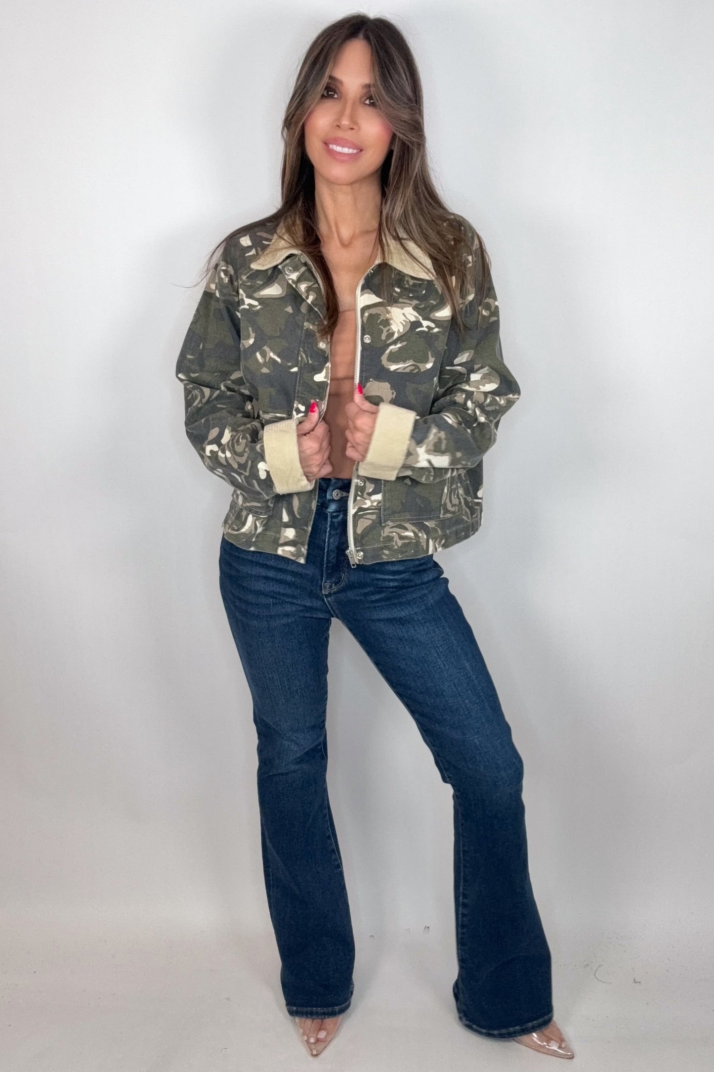Military Barn Jacket Born To Glam