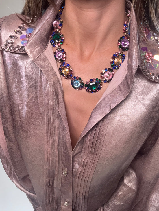 Juliet Multi Color Necklace - Born To Glam Born To Glam