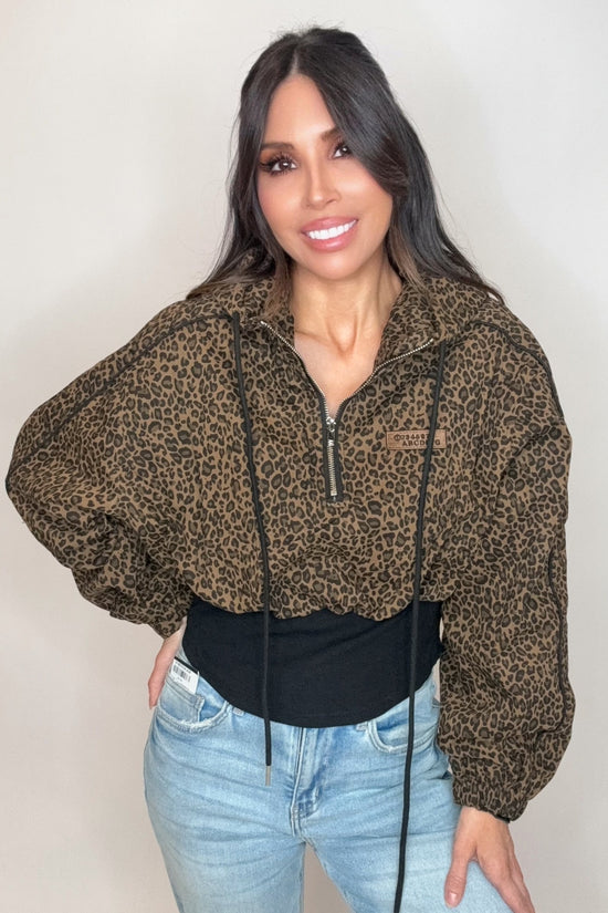 Leopard Print Hoodie - Born To Glam Born To Glam