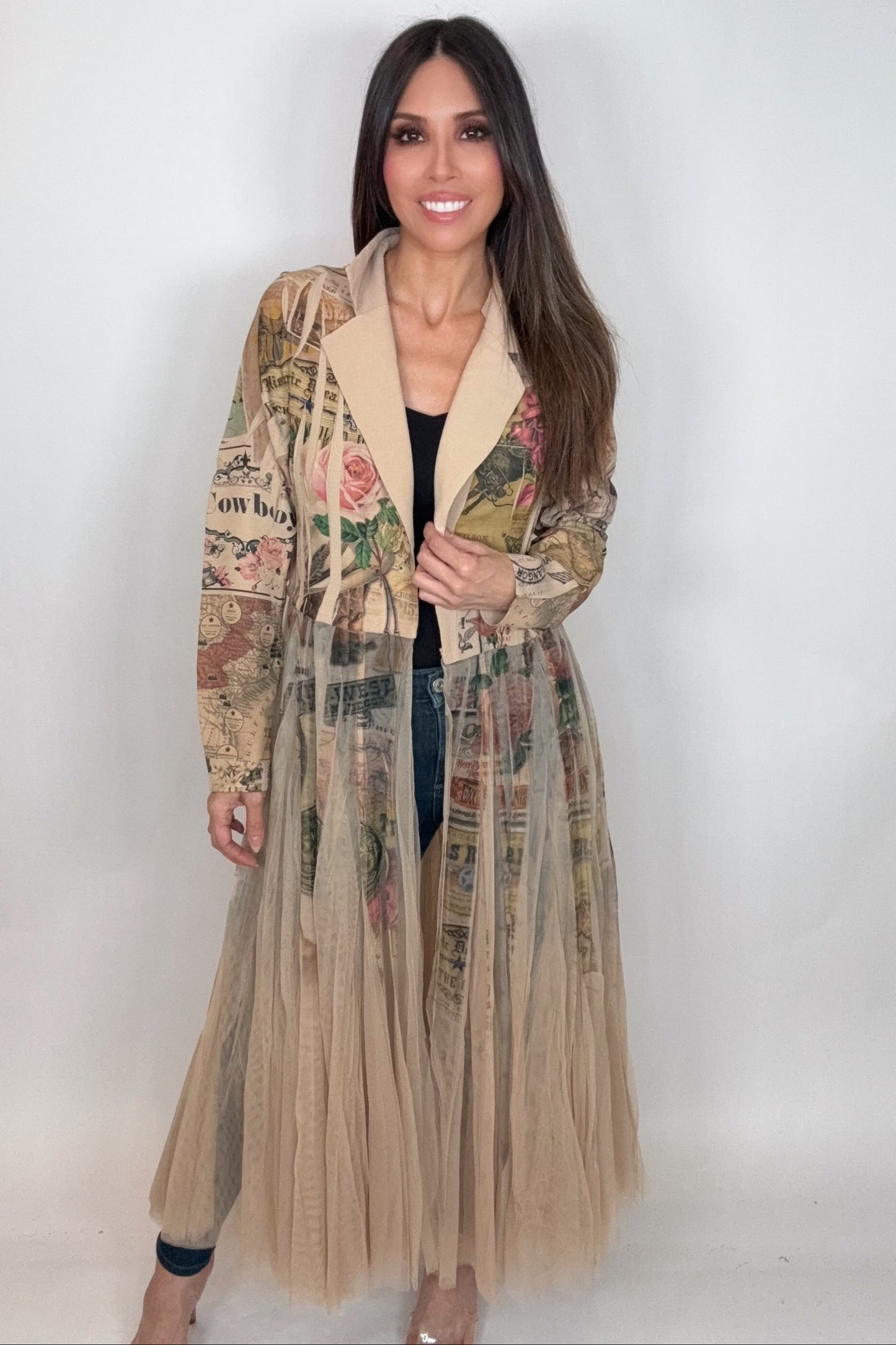 Rose West Cardigan Blazer - Born To Glam Born To Glam