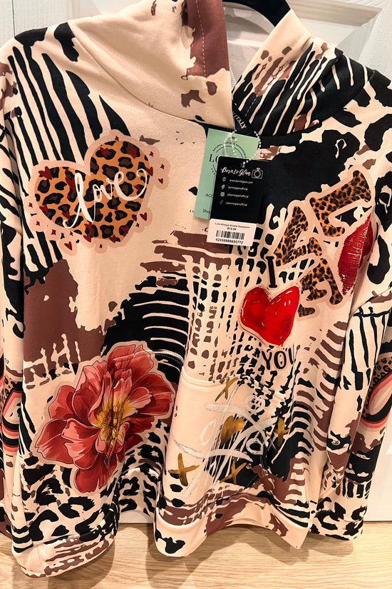 Love Always Hoodie Sweatshirt - Born To Glam Born To Glam