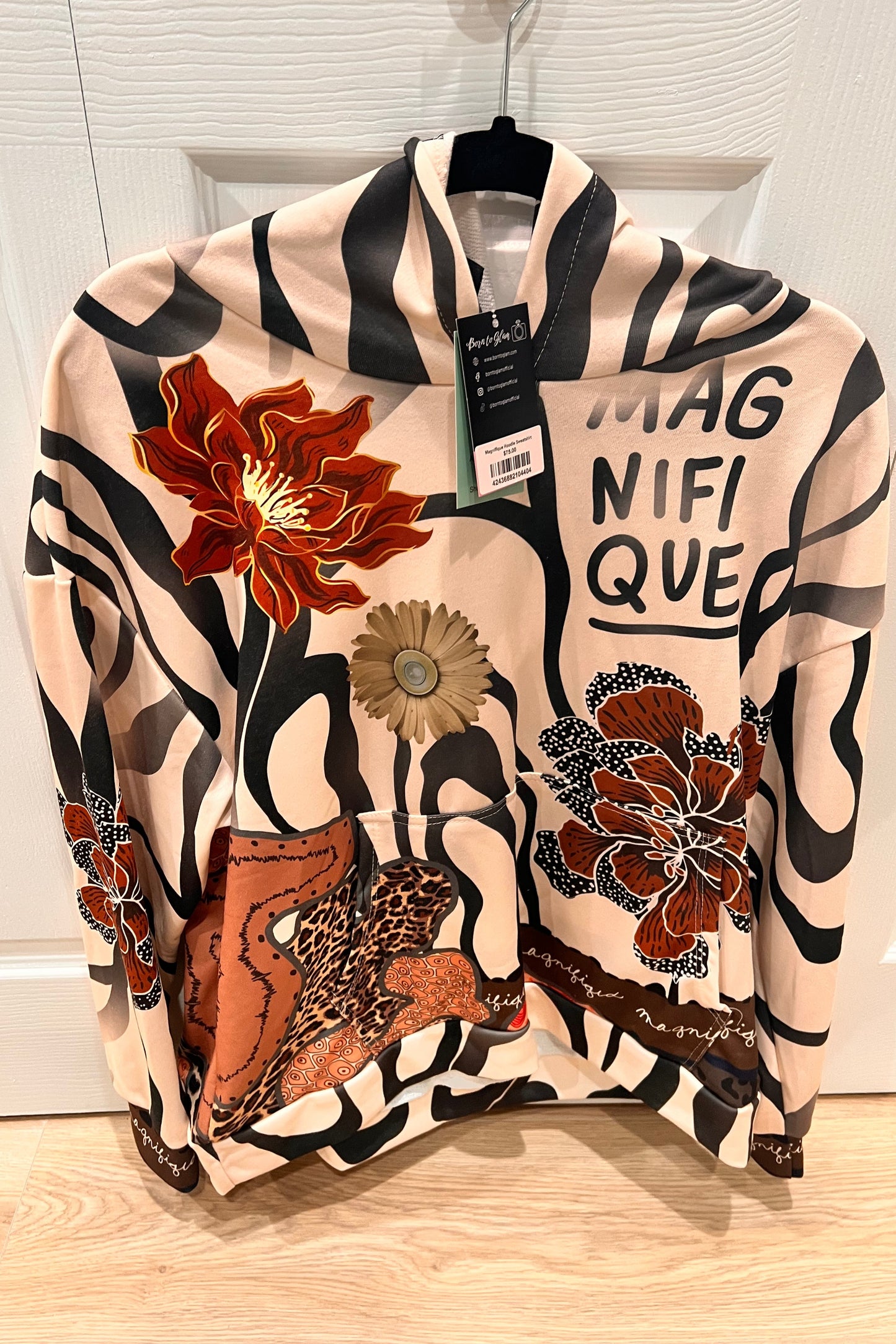 Magnifique Hoodie Sweatshirt - Born To Glam Born To Glam