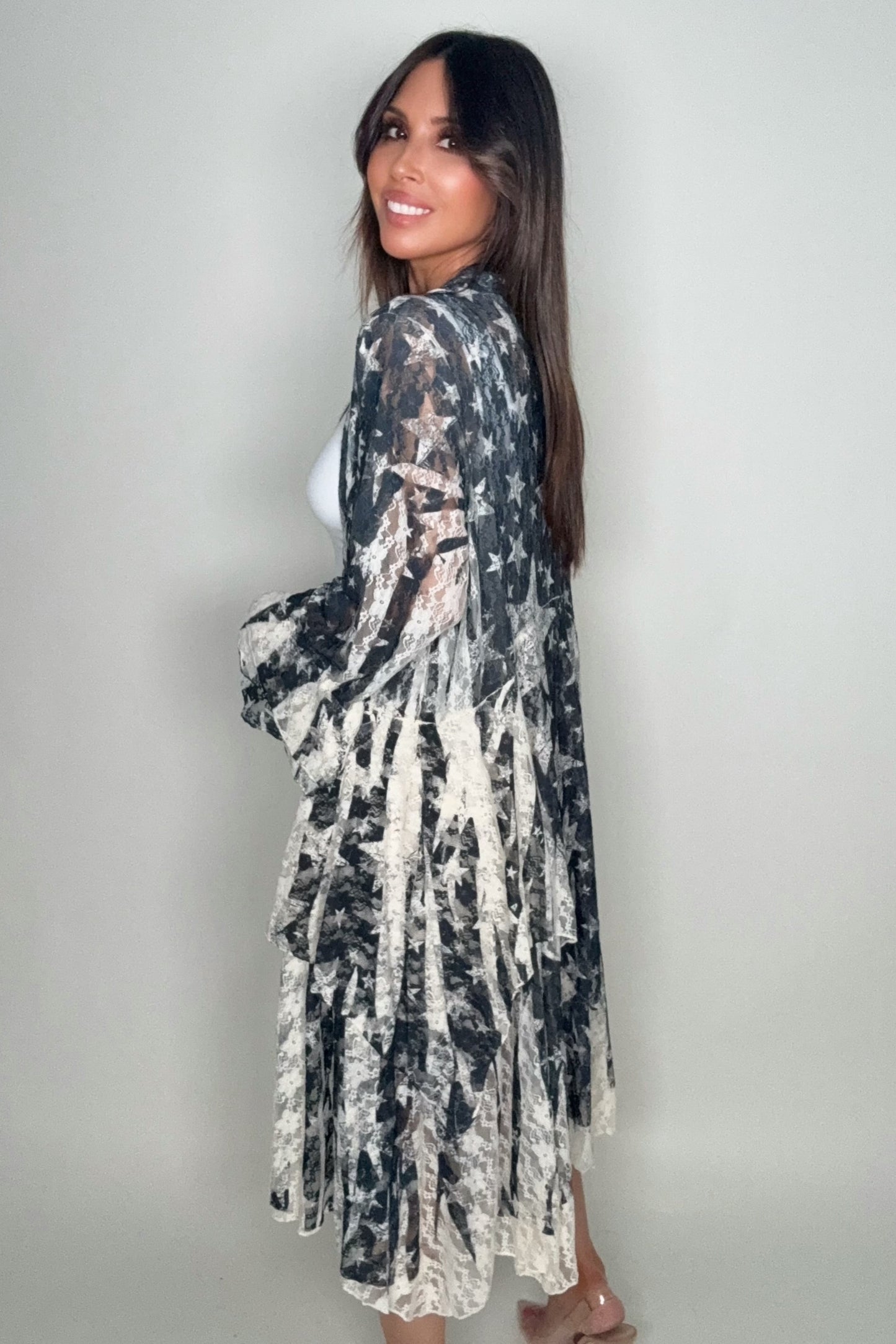 Star Lace Cardigan - Born To Glam Born To Glam