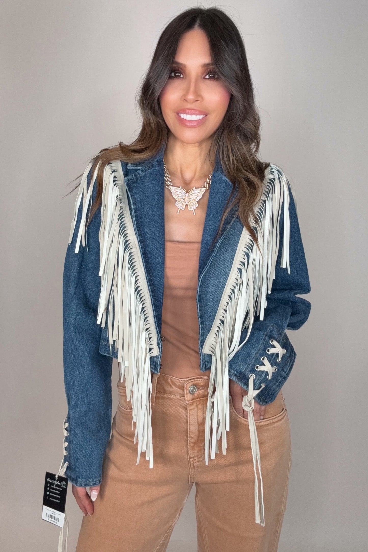 Fringe Fever Denim Jacket - Born To Glam Born To Glam