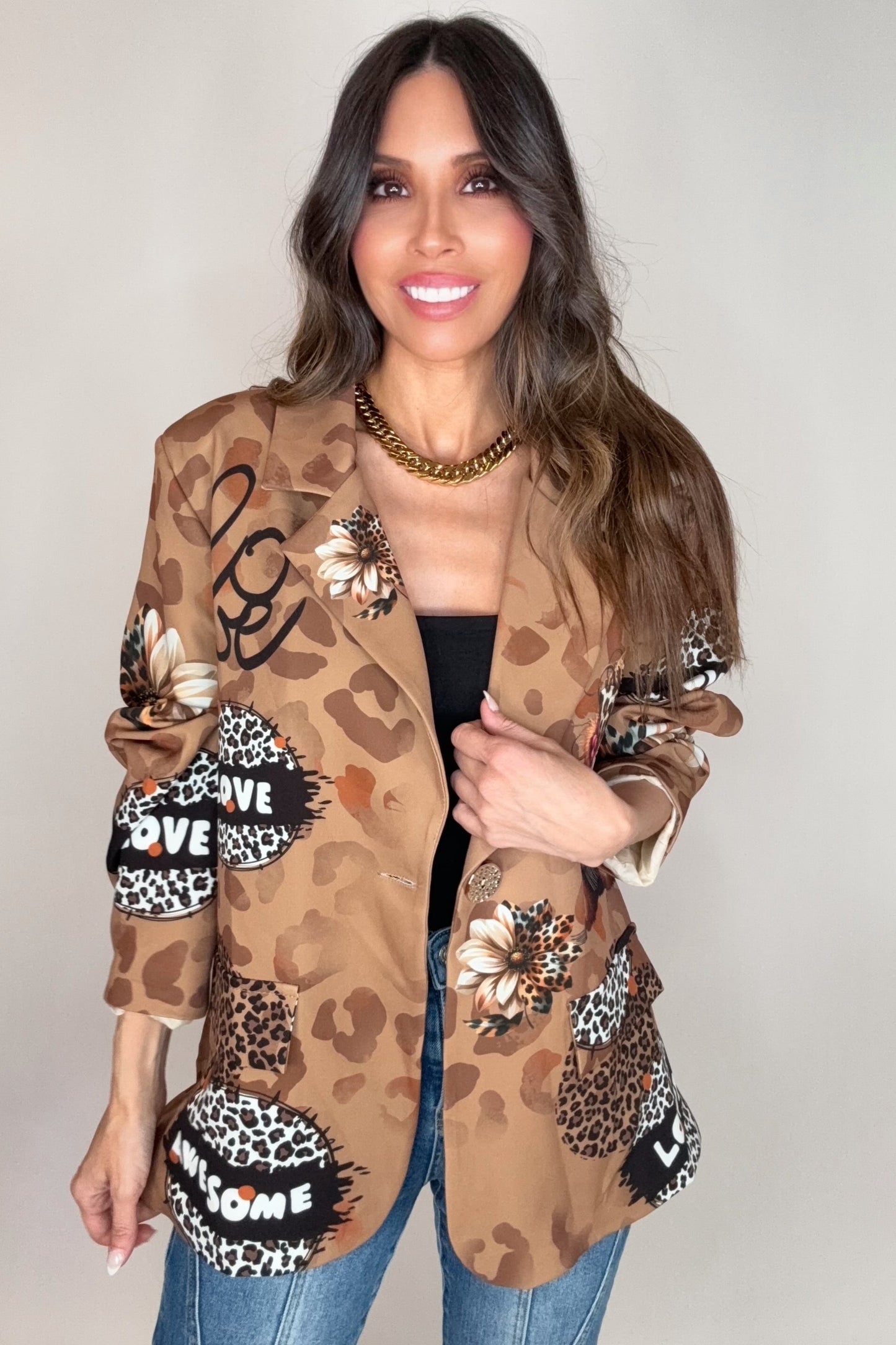 Sunbark Swagger Blazer - Born To Glam Born To Glam