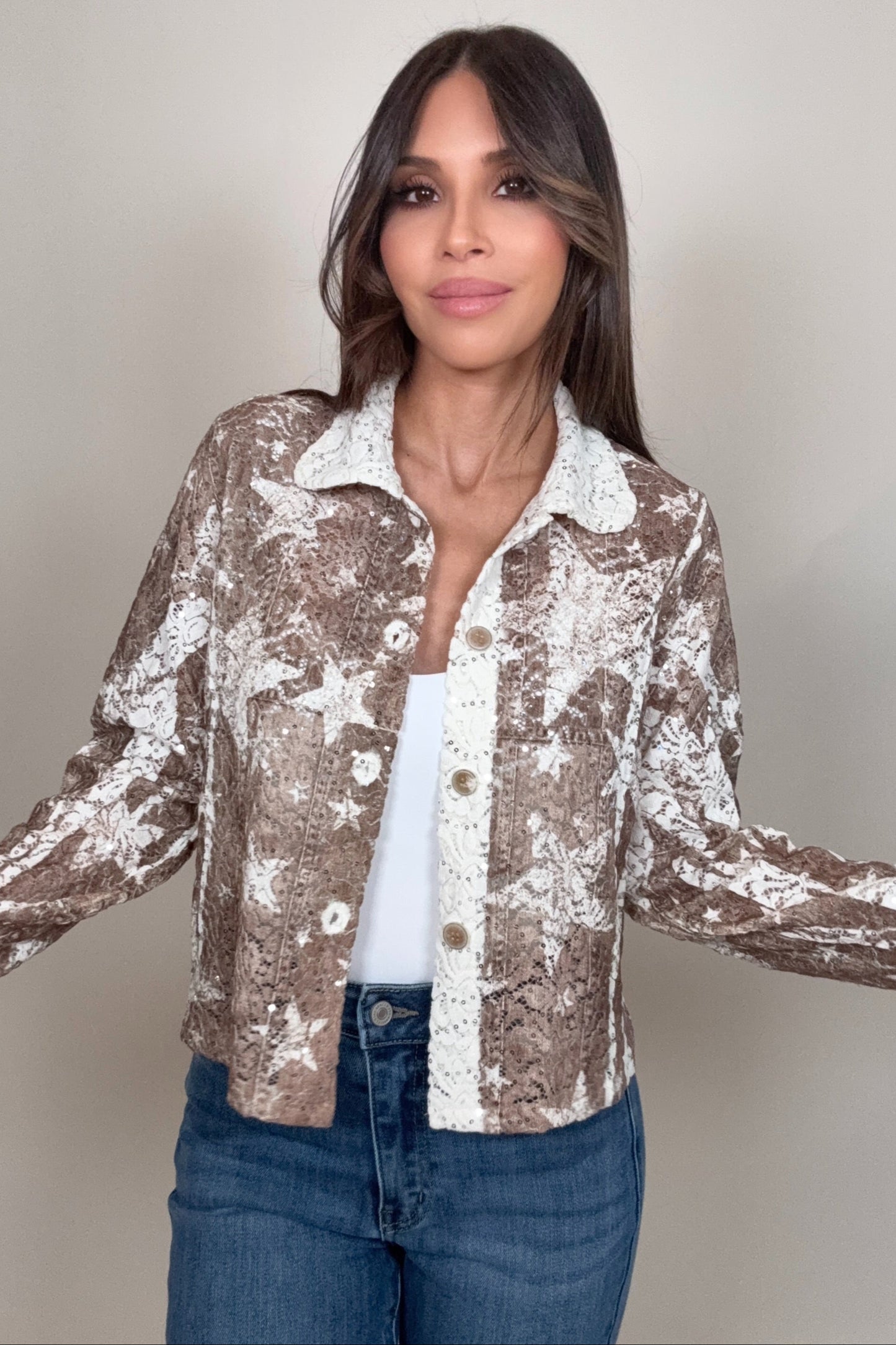 STAR CROPPED JACKET Born To Glam