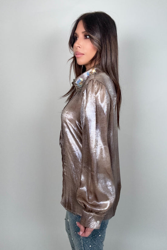 Load image into Gallery viewer, Tie Dye Rhinestones Shirts
 Born To Glam