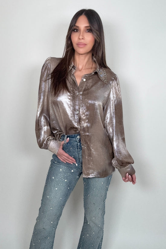 Tie Dye Rhinestones Shirts - Born To Glam Born To Glam