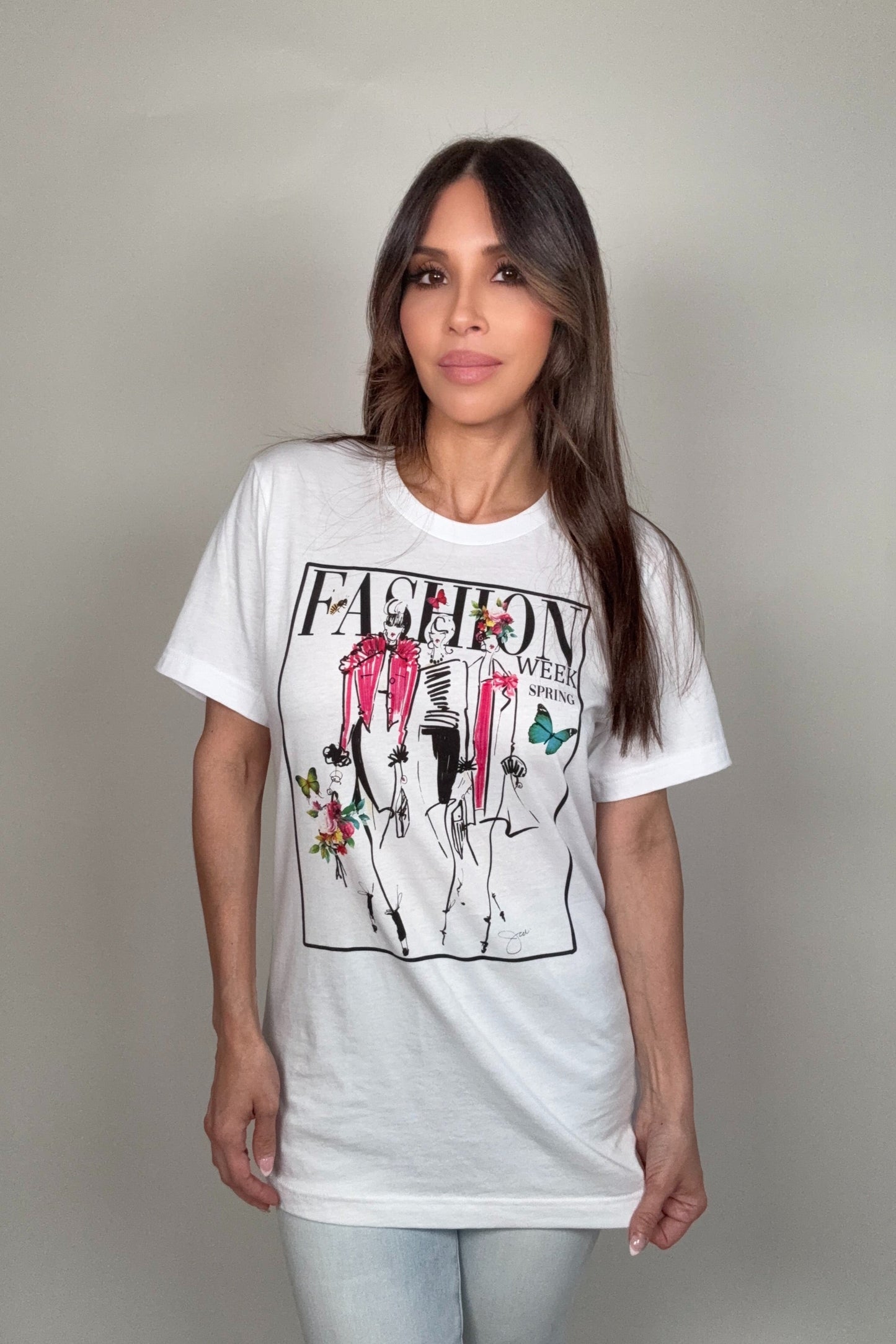 Spring Fashion Graphic Tee - Born To Glam Born To Glam