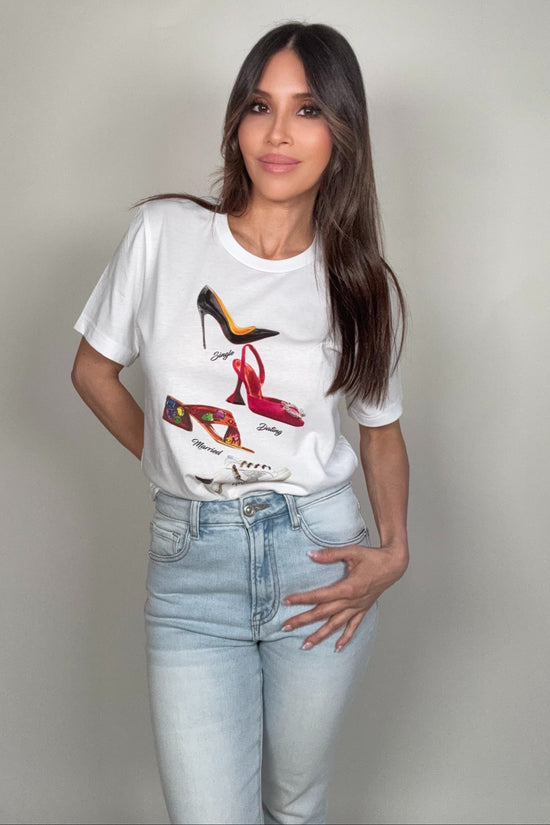 shoe life graphic tee Born To Glam