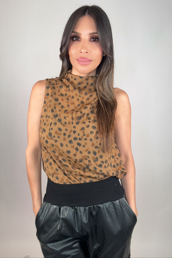 Wild Grace Cowl Blouse - Born To Glam Born To Glam